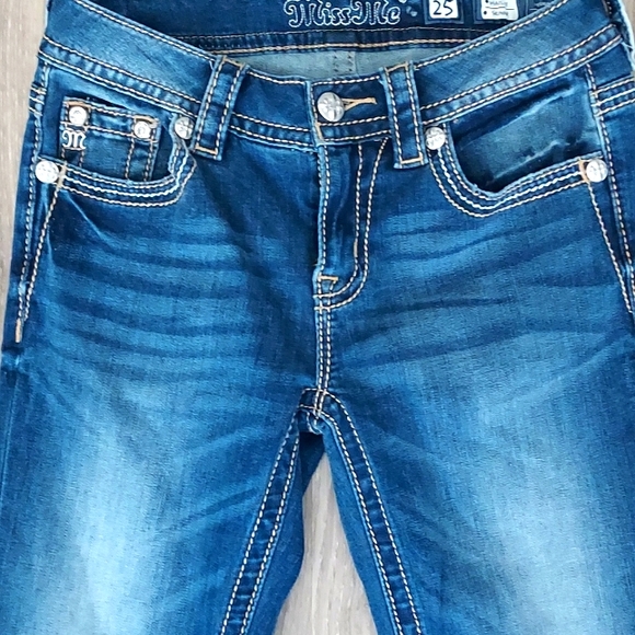 🤑 CLEARANCE SALE 20%! Miss Me Jean's Hailey Skinny 25 - Picture 2 of 11